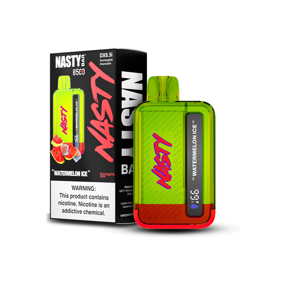 Nasty Juice Nasty Bar Disposable | 8500 Puffs | 17mL | 50mg | watermelon ice with packaging