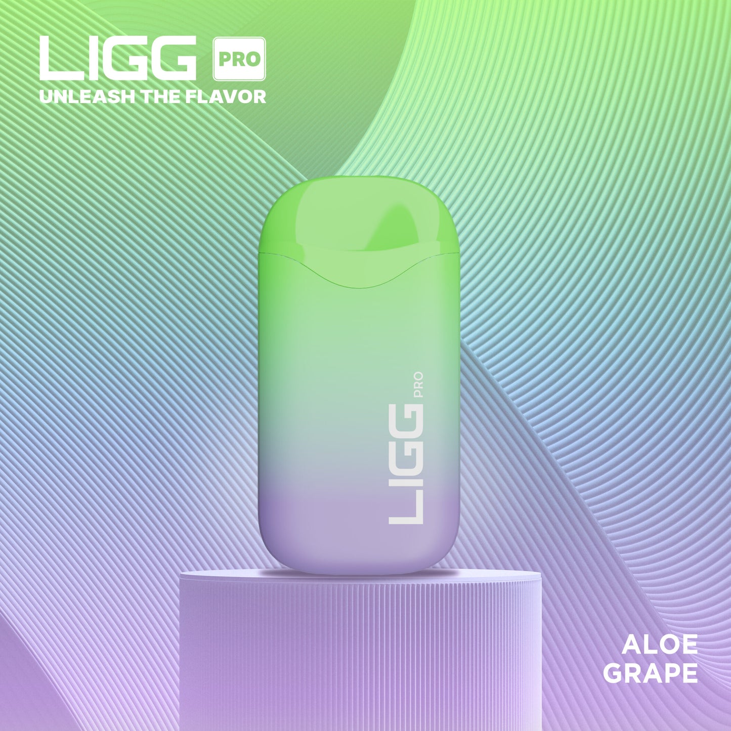 Ligg Pro Disposable | 5500 Puffs | 14mL  | 50mg | Aloe Grape