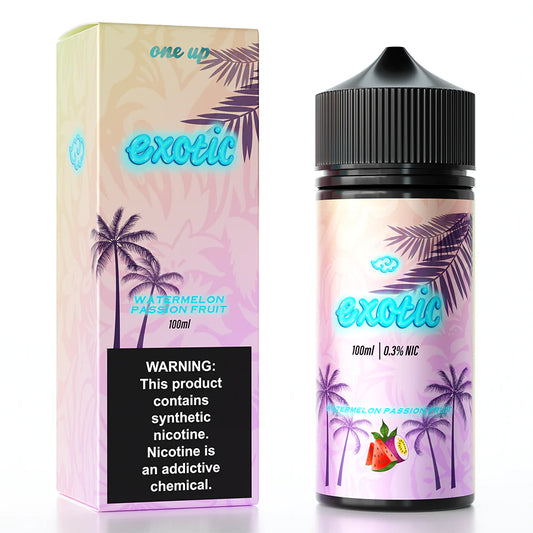 Watermelon Passion Fruit by One Up TFN E-Liquid 100mL (Freebase) with Packaging