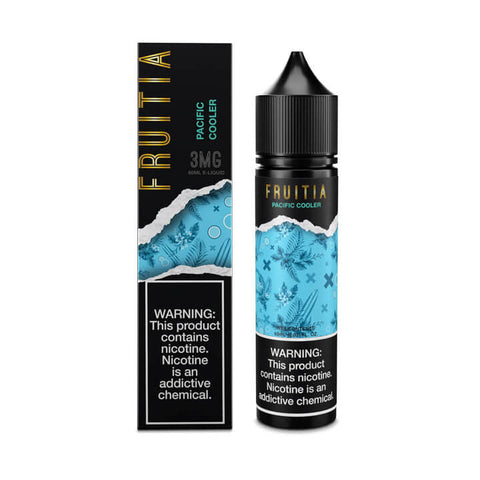 Pacific Cooler FRUITIA by Fresh Farms E-Liquid 60mL (Freebase) bottle with packaging
