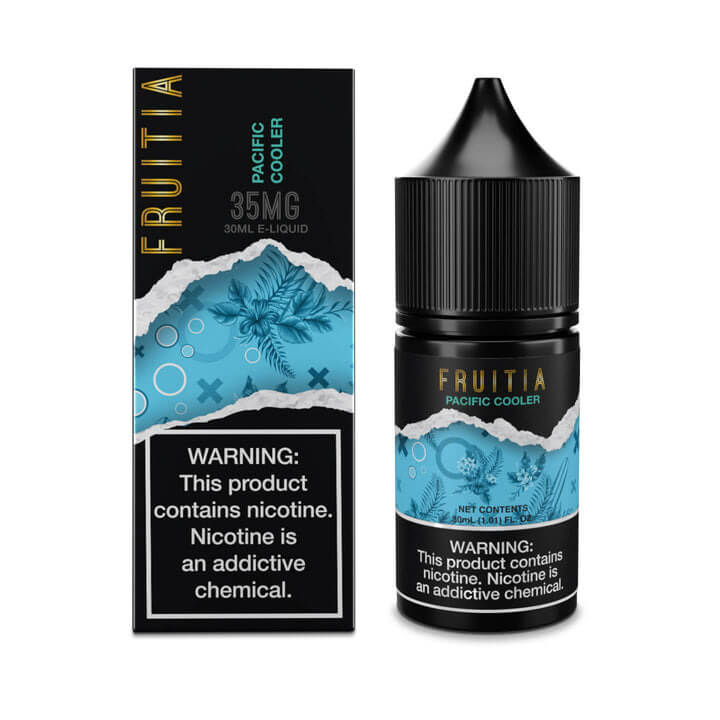 Pacific Cooler by Fresh Farms FRUITIA Salt Series E-Liquid 30mL (Salt Nic) bottle with packaging