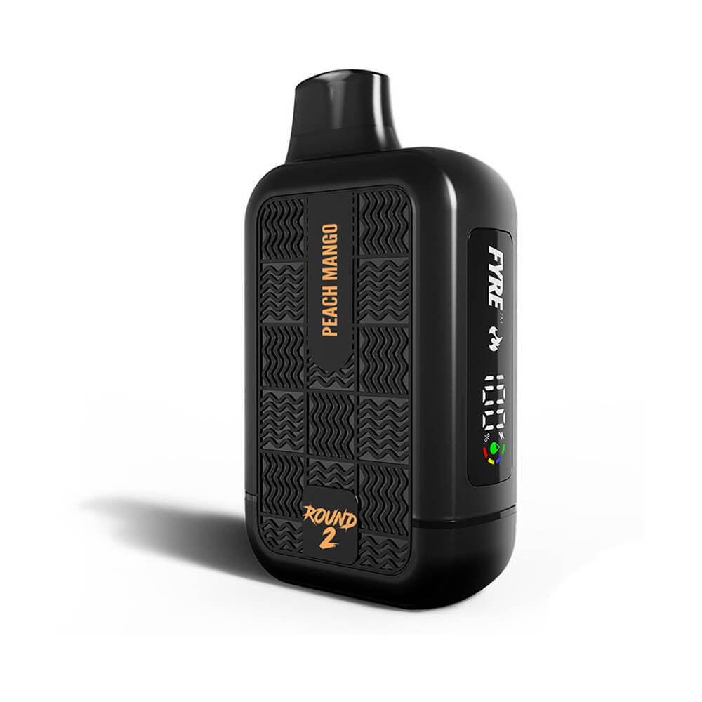 Tyson 2.0 ROUND-2 Heavy Weight Disposable 7500 Puff 16mL 50mg Peach Mango