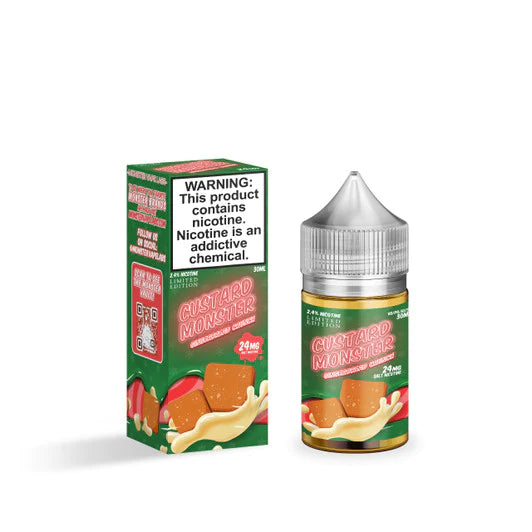 Gingerbread Crunch by Jam Custard MonsterSalt Series E-Liquid 30mL bottle with packaging