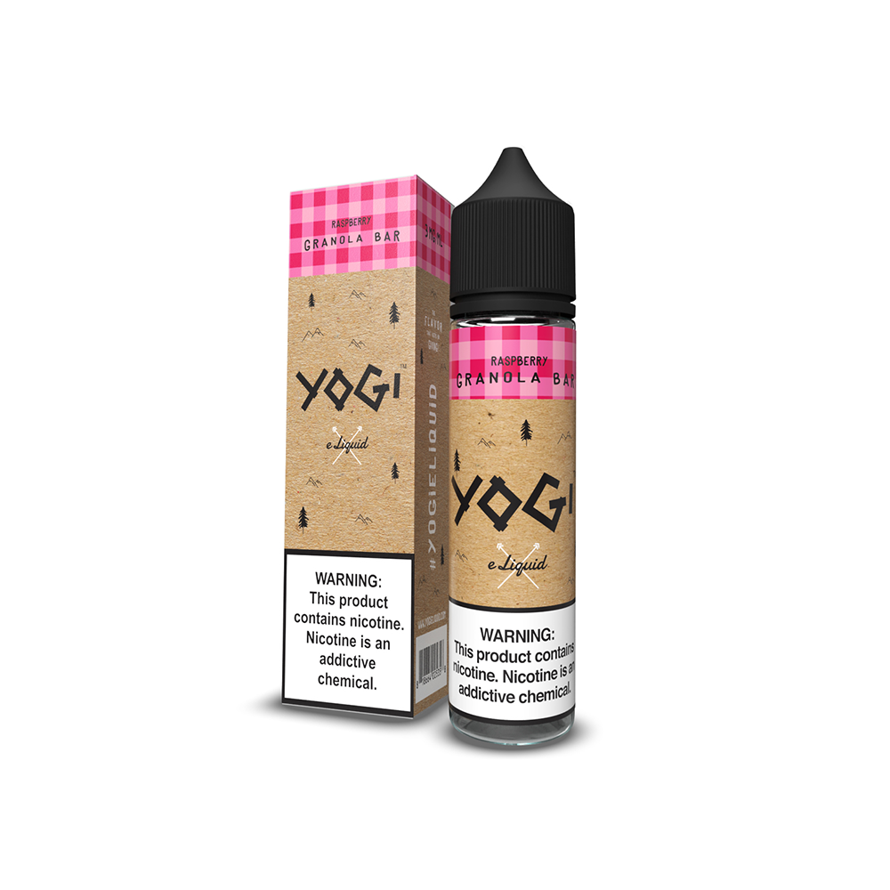 Raspberry by Yogi E-Liquid 60mL (Freebase) with packaging