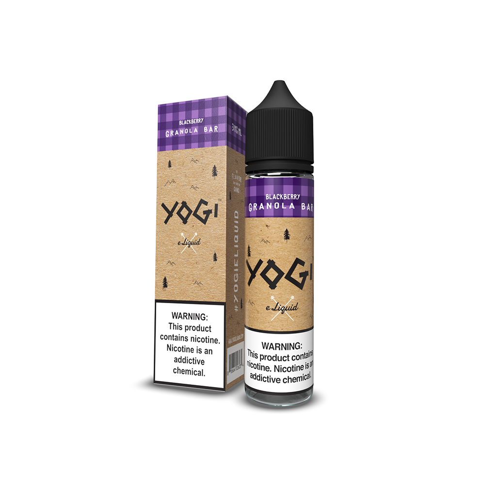 Blackberry by Yogi E-Liquid 60mL (Freebase) with packaging