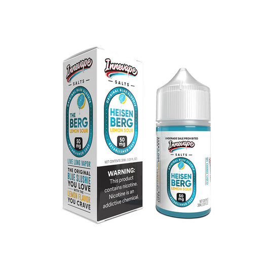 Innevape Salt Series E-Liquid | 30mL | 35mg | Salt Nic | Heisenberg Lemon Sour with Packaging
