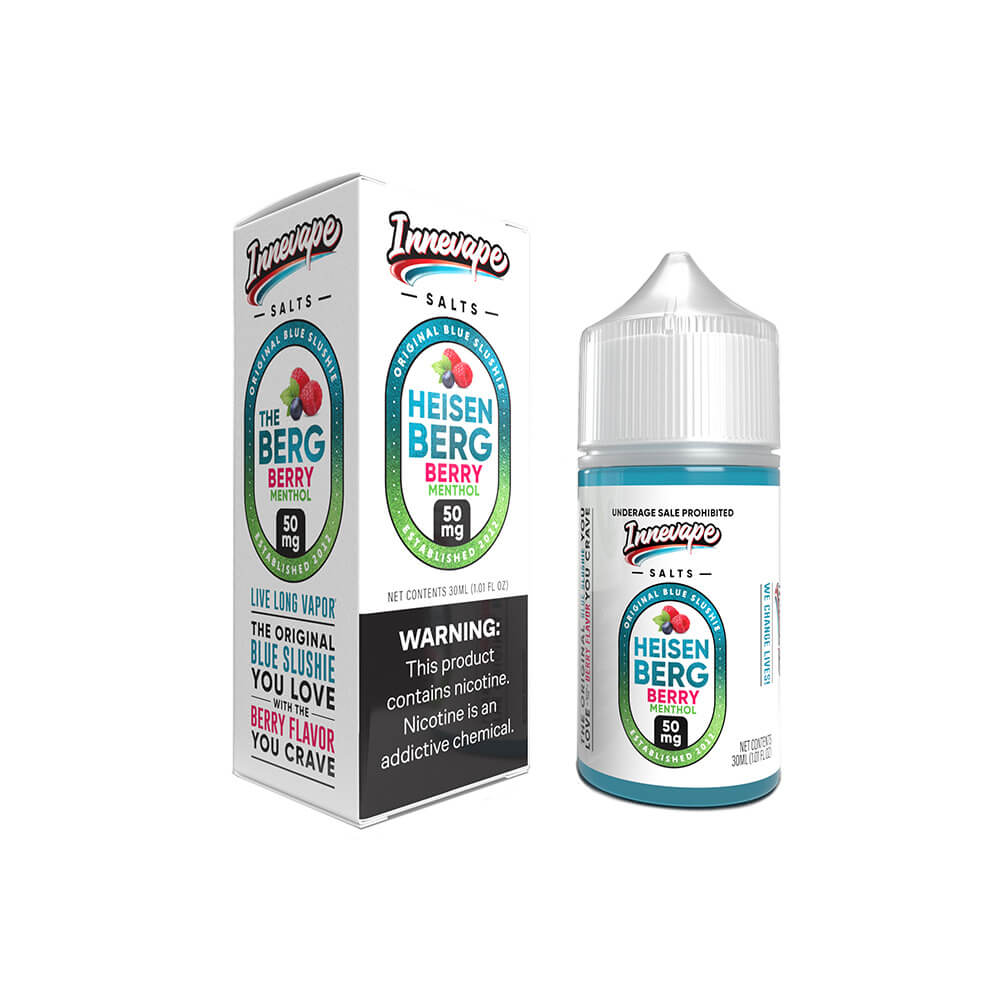 Heisenberg Berry Menthol by Innevape Salt Series E-Liquid 30mL (Salt Nic) with packaging