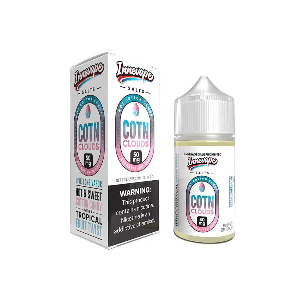 Innevape Salt Series E-Liquid | 30mL | 35mg | Salt Nic | COTN Clouds with Packaging