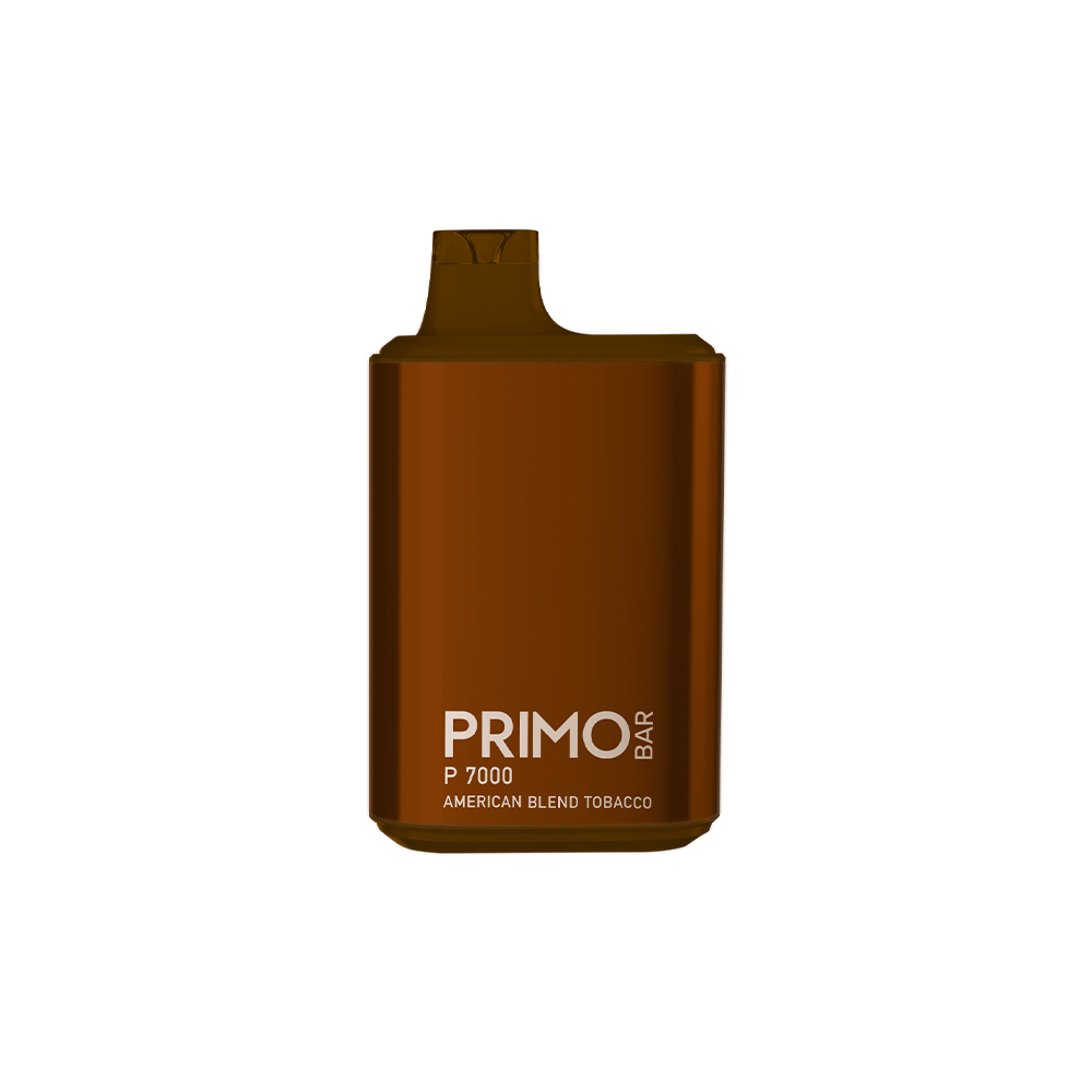 Primo Bar P7000 Disposable | 7000 Puffs | 14mL | 50mg | + 700 Puff | Mystery Flavor | American Blend Tobacco