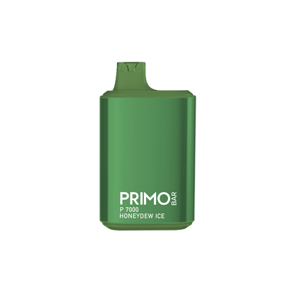 Primo Bar P7000 Disposable 7000 Puffs 14mL 50mg | + 700 Puff Mystery Flavor Disposable  Honeydew Ice