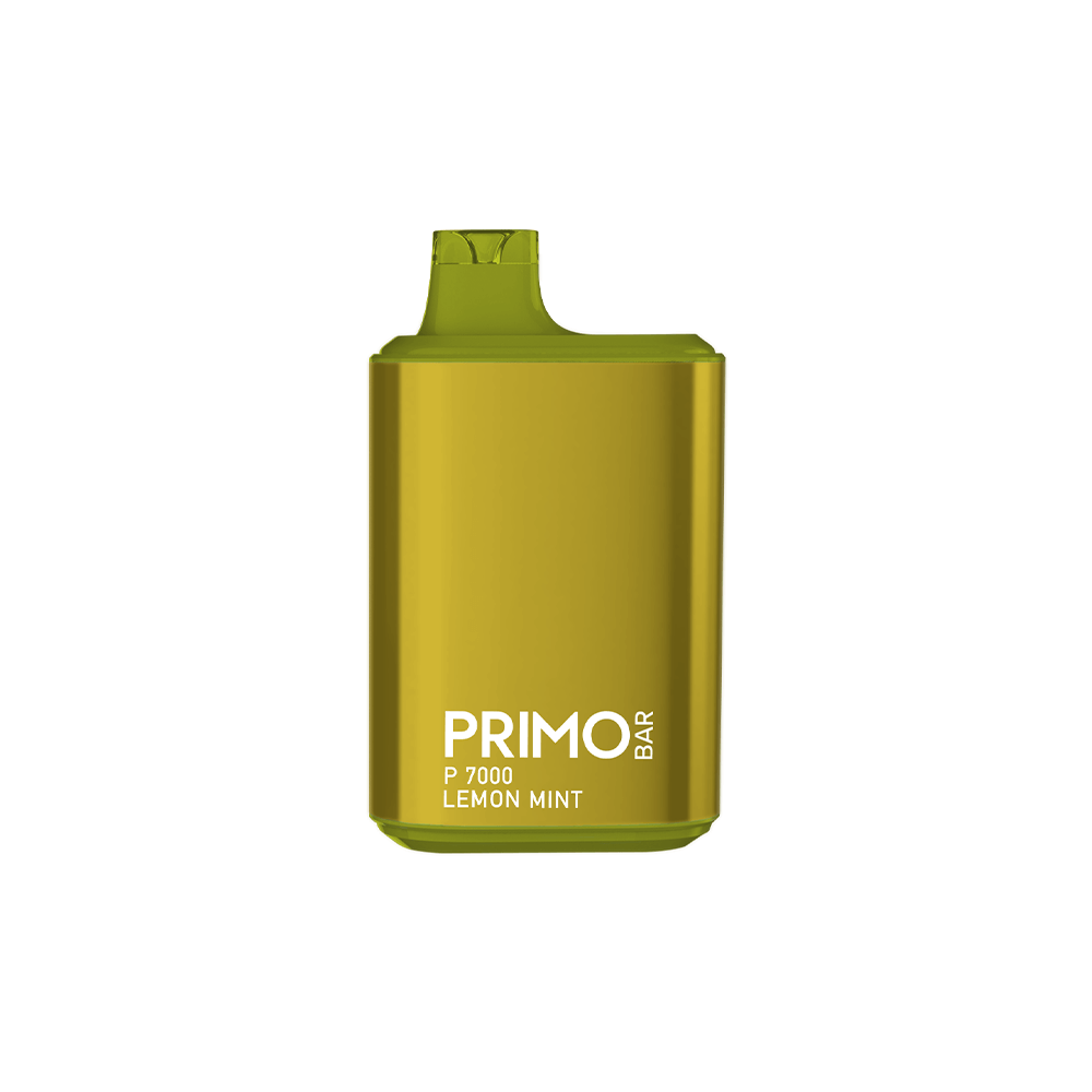 Primo Bar P7000 Disposable | 7000 Puffs | 14mL | 50mg | + 700 Puff | Mystery Flavor | Lemon mint