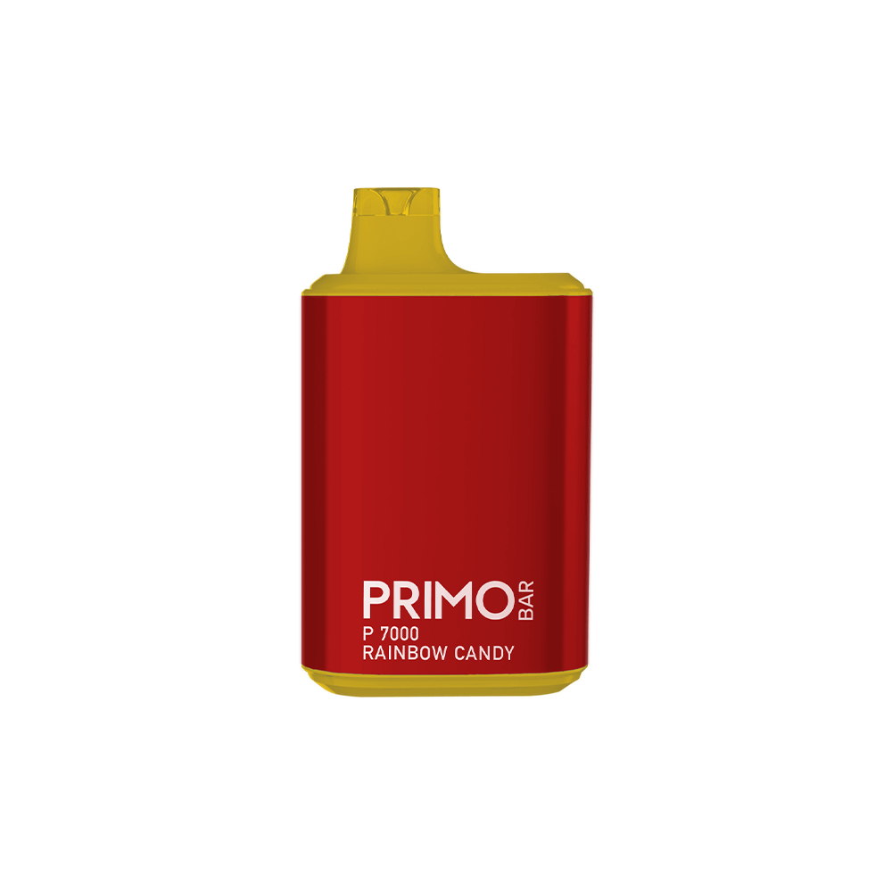 Primo Bar P7000 Disposable | 7000 Puffs | 14mL | 50mg | + 700 Puff | Mystery Flavor | Rainbow Candy