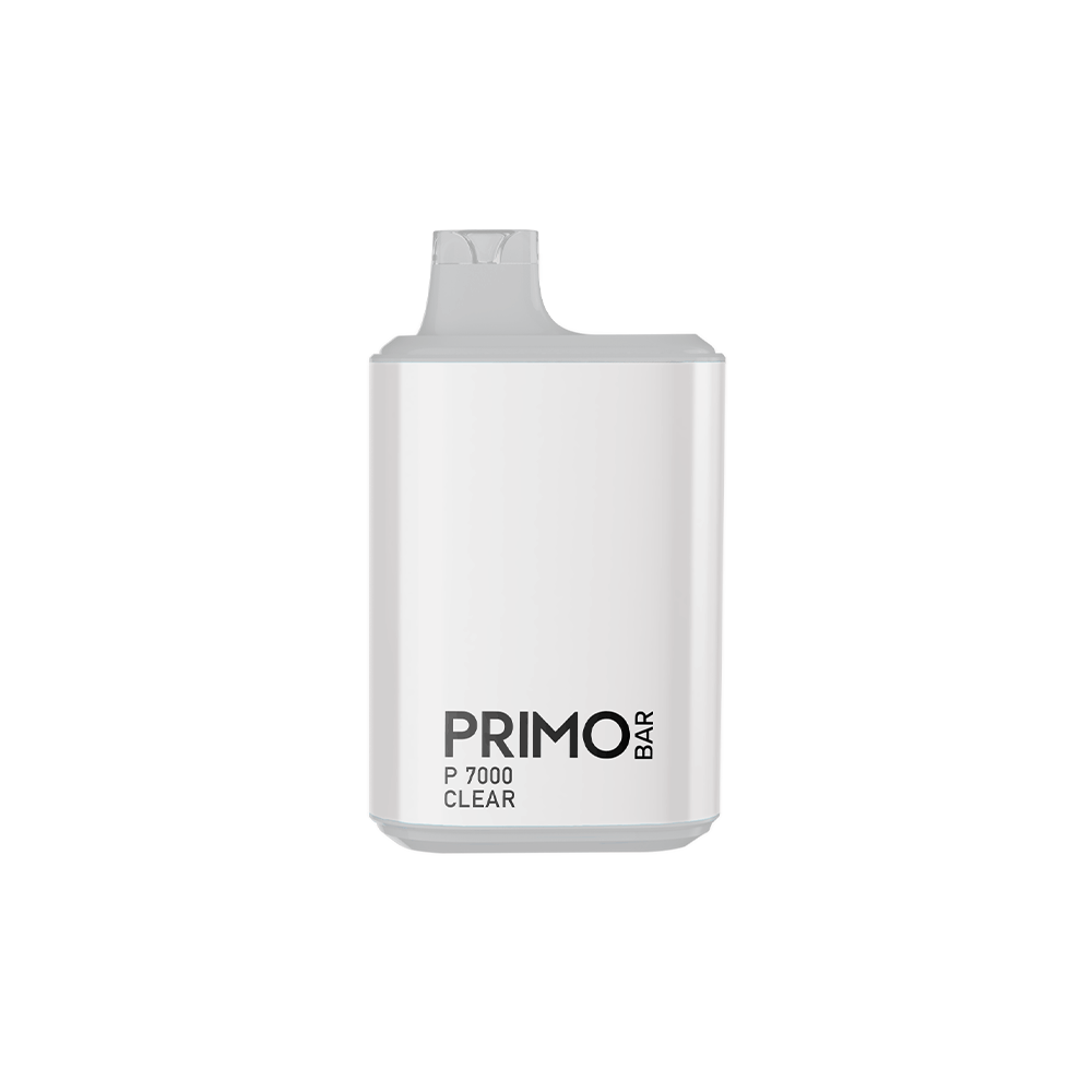 Primo Bar P7000 Disposable | 7000 Puffs | 14mL | 50mg | + 700 Puff | Mystery Flavor | Clear