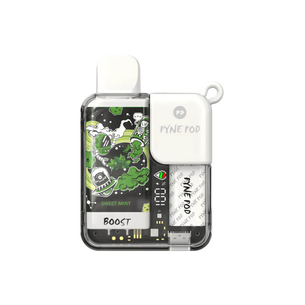 Pyne Pod Boost Disposable | 8500 Puffs | 10mL | 50mg | Sweet Mint
