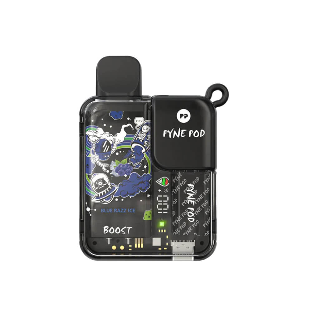 Pyne Pod Boost Disposable | 8500 Puffs | 10mL | 50mg | Blue Razz Ice