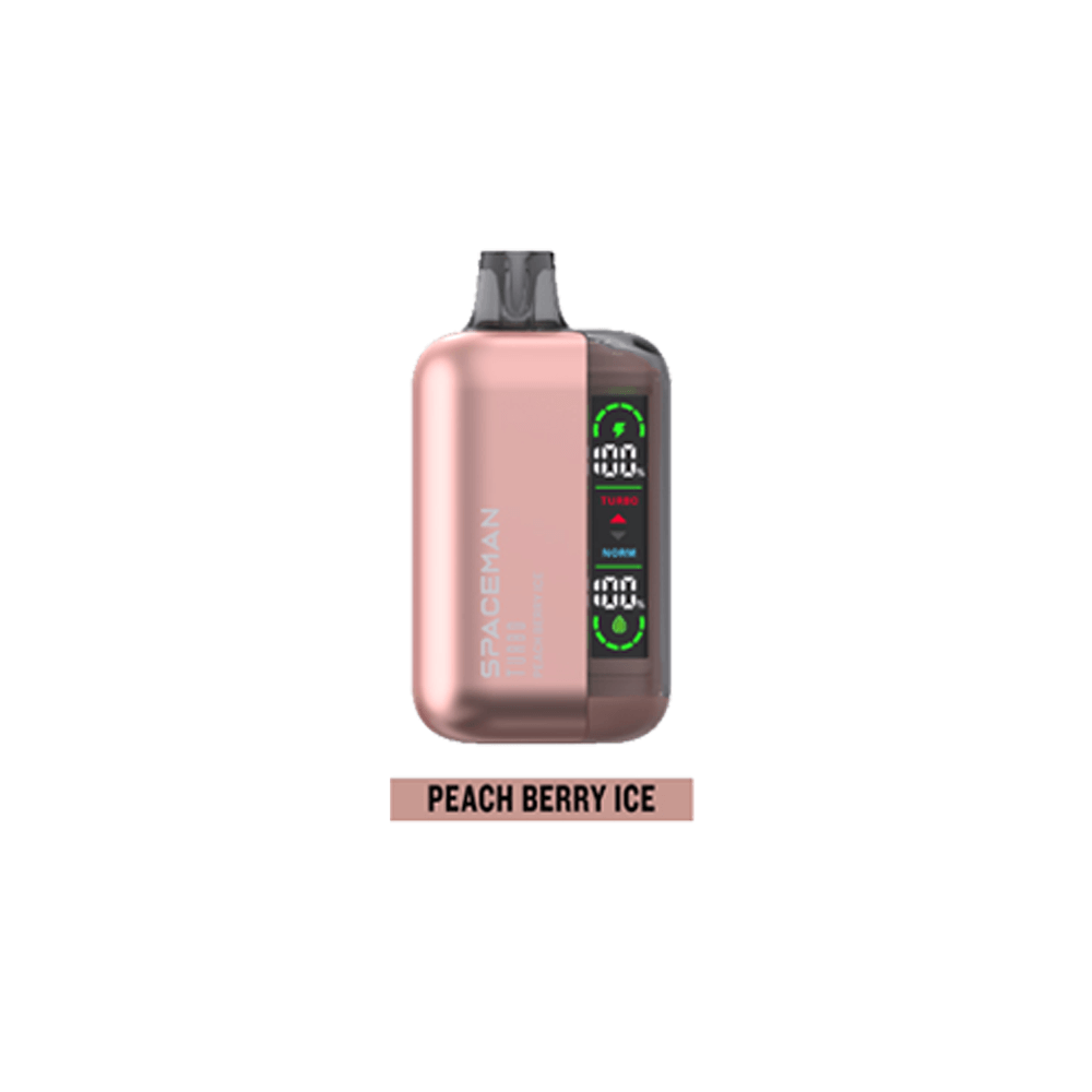 SMOK Space Man Turbo Disposable | 15000 Puffs | 16mL | 50mg | Peach Berry Ice