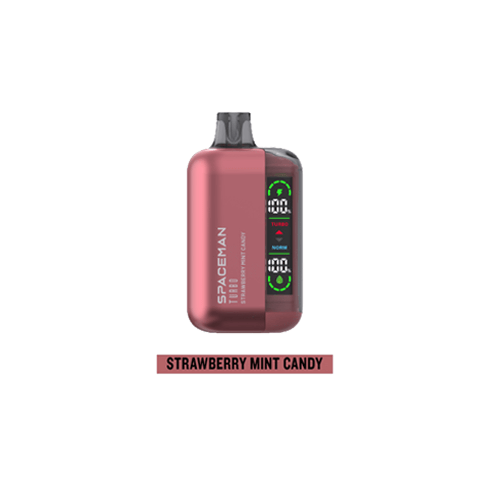 SMOK Space Man Turbo Disposable | 15000 Puffs | 16mL | 50mg | Strawberry Mint Candy
