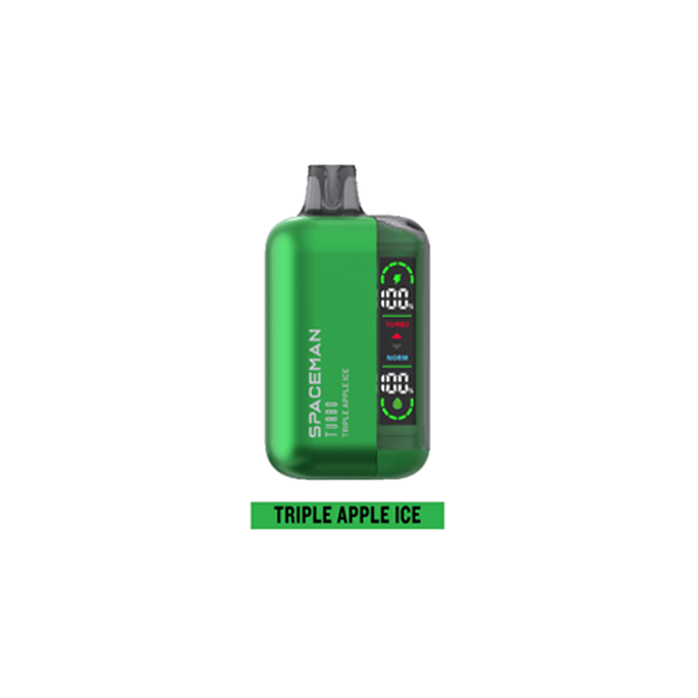 SMOK Space Man Turbo Disposable | 15000 Puffs | 16mL | 50mg | Triple Apple Ice