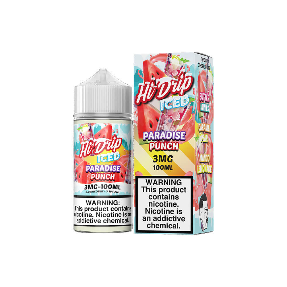 Paradise Punch Ice | Hi-Drip Series E-Liquid (Freebase) | 100mL 3mg with packaging