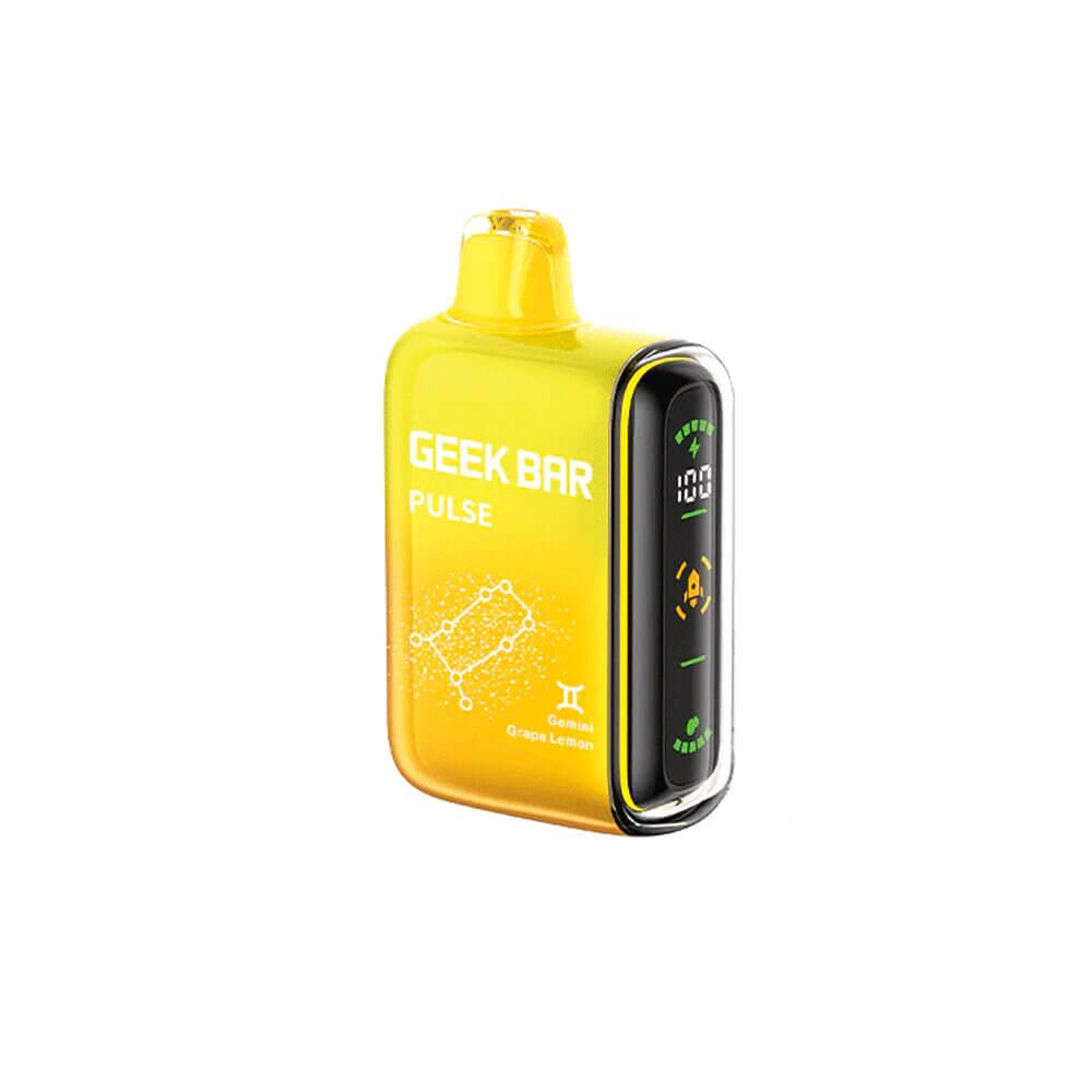 Geek Bar Pulse Disposable 15000 Puffs 16mL 50mg - Grape Lemon