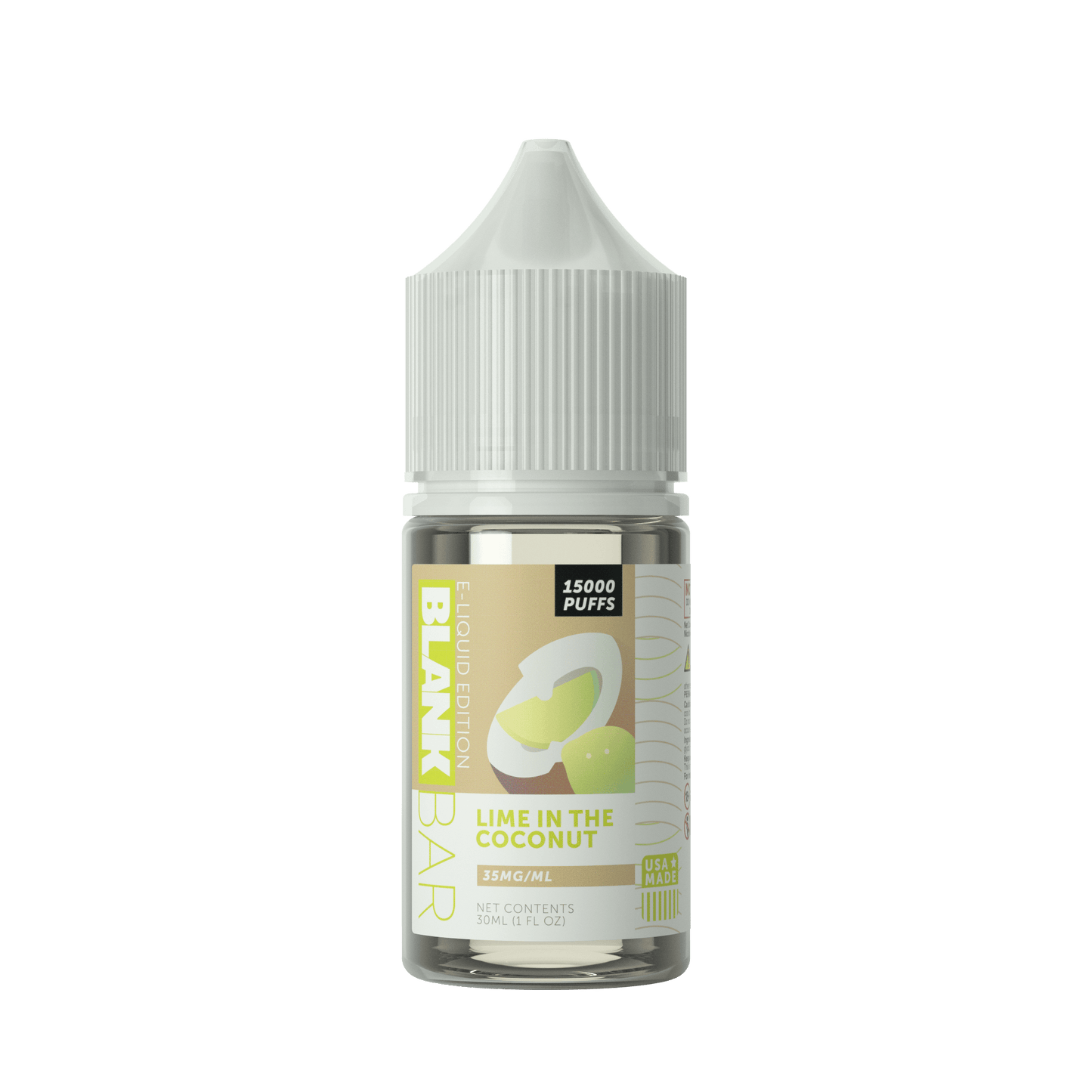 Lime in the Coconut | Blank Bar 15000 Puff Juice Salt Series | 30mL