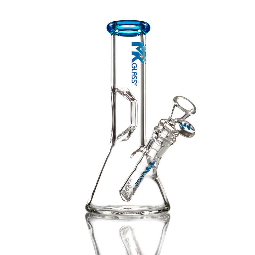 MKGlass MK8 Ice Catcher Breaker 8″ Water Pipe - Blue