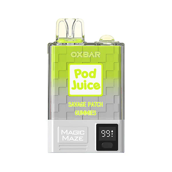 Oxbar Magic Maze Pro Disposable | 10000 puffs | 18mL | 50mg | Savage Patch Gummies