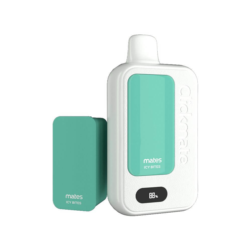 7Daze Clickmate Disposable Starter Kit 15000 Puffs 18mL 50mg Icy Bites
