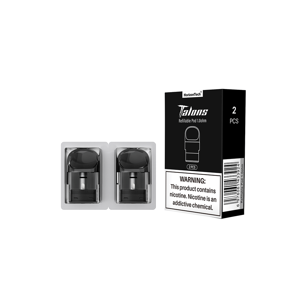 HorizonTech Talons Pod (2-Pack) 1.0ohm with packaging