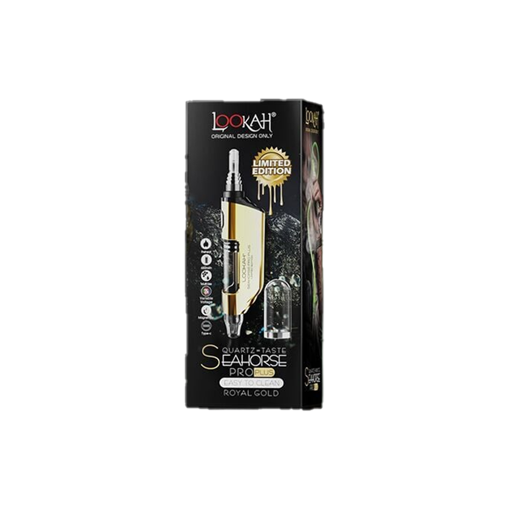 Lookah Seahorse Pro Plus Nectar Collector (650mAh) | Ltd Edt Royal Gold