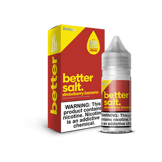 Better Salt Strawberry Banana by Vapetasia Salt Series E-Liquid 30mL (Salt Nic)