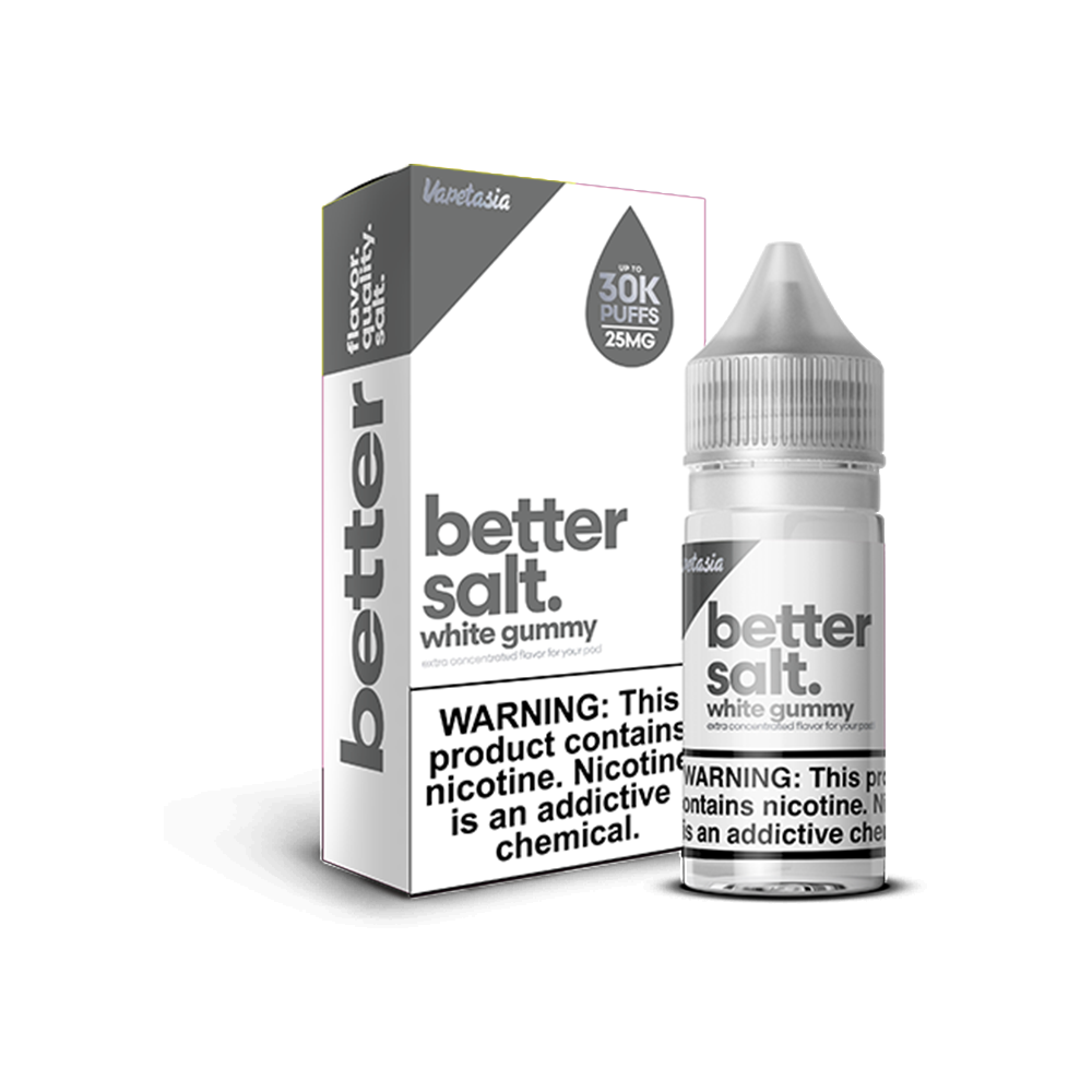 Better Salt White Gummy by Vapetasia Salt Series E-Liquid 30mL (Salt Nic) WITH PACKAGING