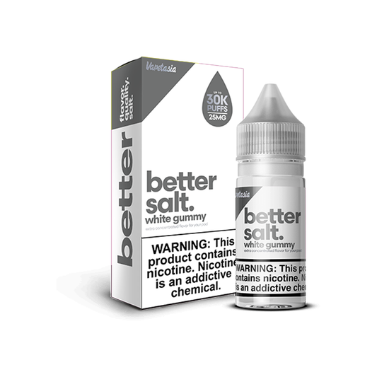 Better Salt White Gummy by Vapetasia Salt Series E-Liquid 30mL (Salt Nic) WITH PACKAGING