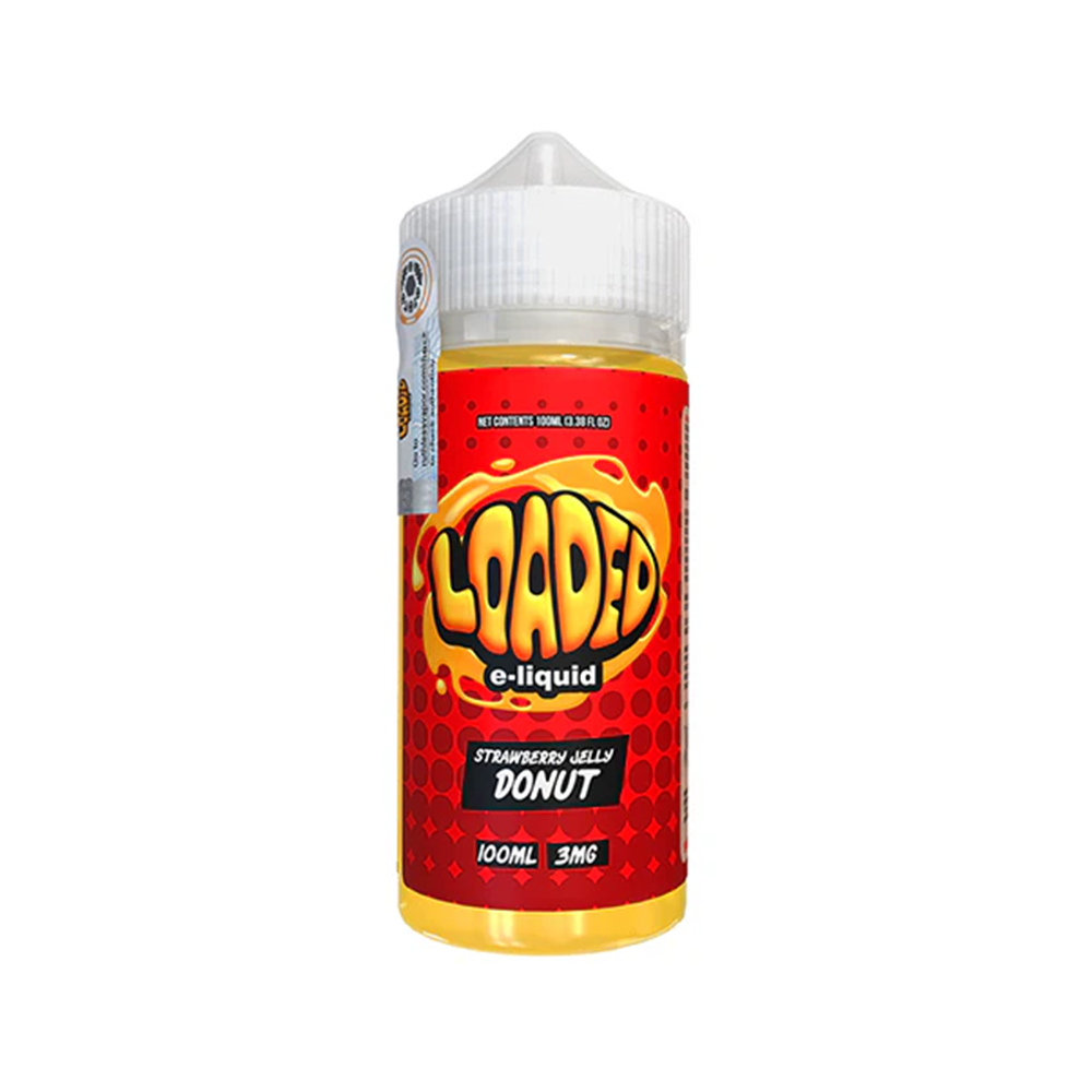 Strawberry Jelly Donut by Loaded Series E-Liquid 100mL (Freebase)