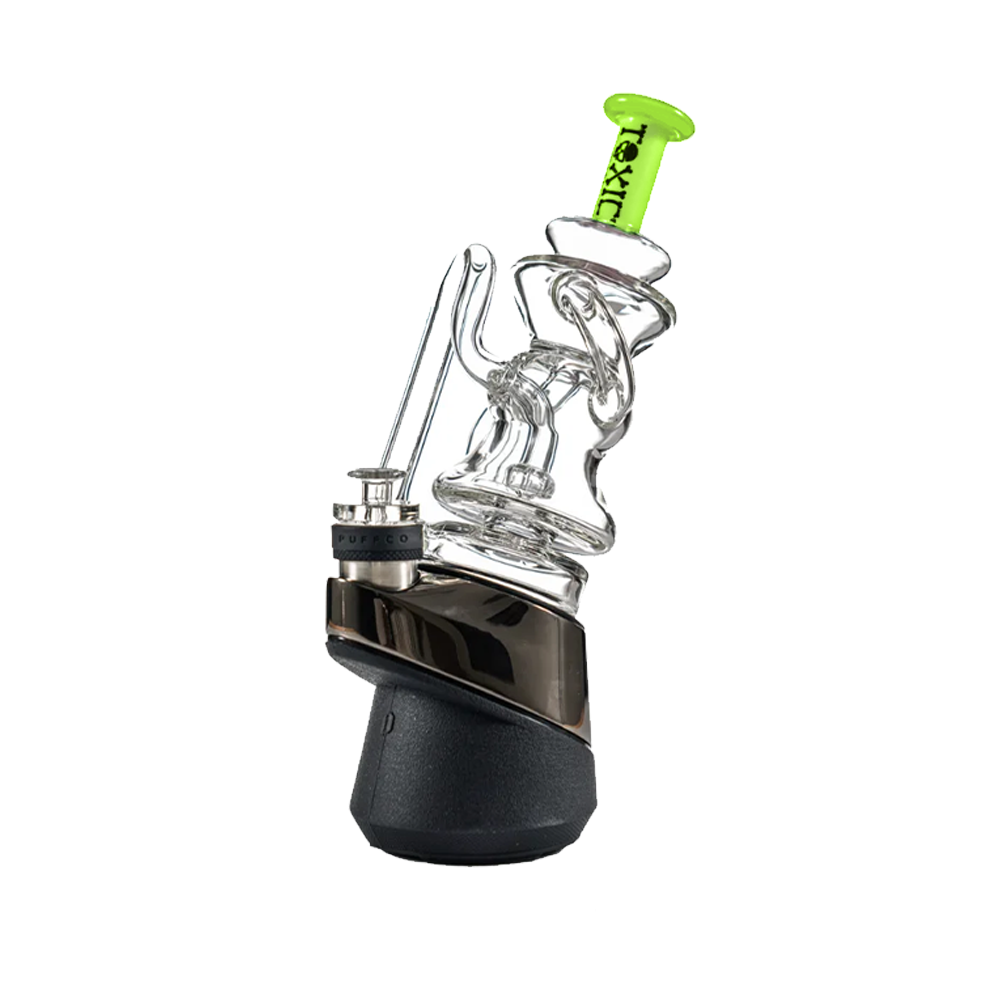 MKGlass TXAT15 Toxic Puffco Glass Attachment (Attachment Only) Lime