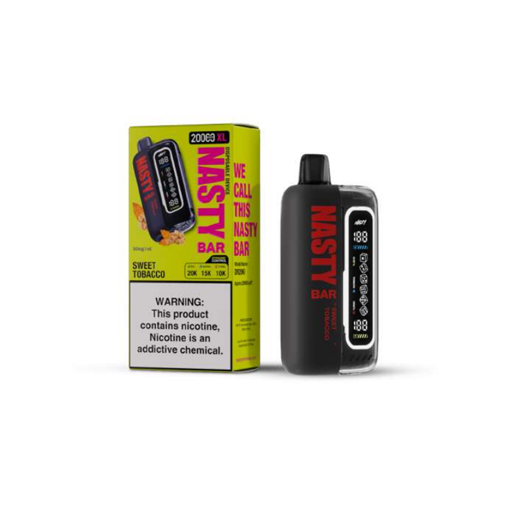 Nasty Bar XL Disposable | 20000 Puffs | 17mL | 50mg | Sweet Tobacco with packaging