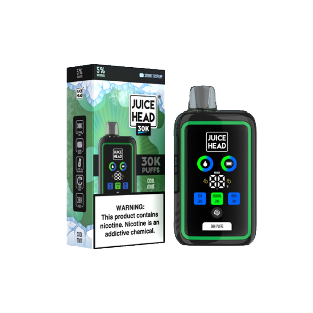 Juice Head 30K Disposable | 30000 Puffs | 24mL | 50mg | cool mint with packaging
