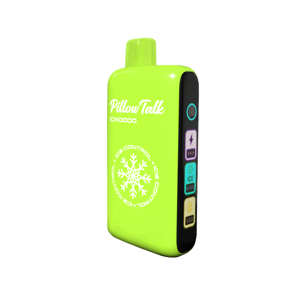 Pillow Talk IC40000 Disposable | 40000 Puffs | 20mL | 50mg | strawberry kiwi Ice
