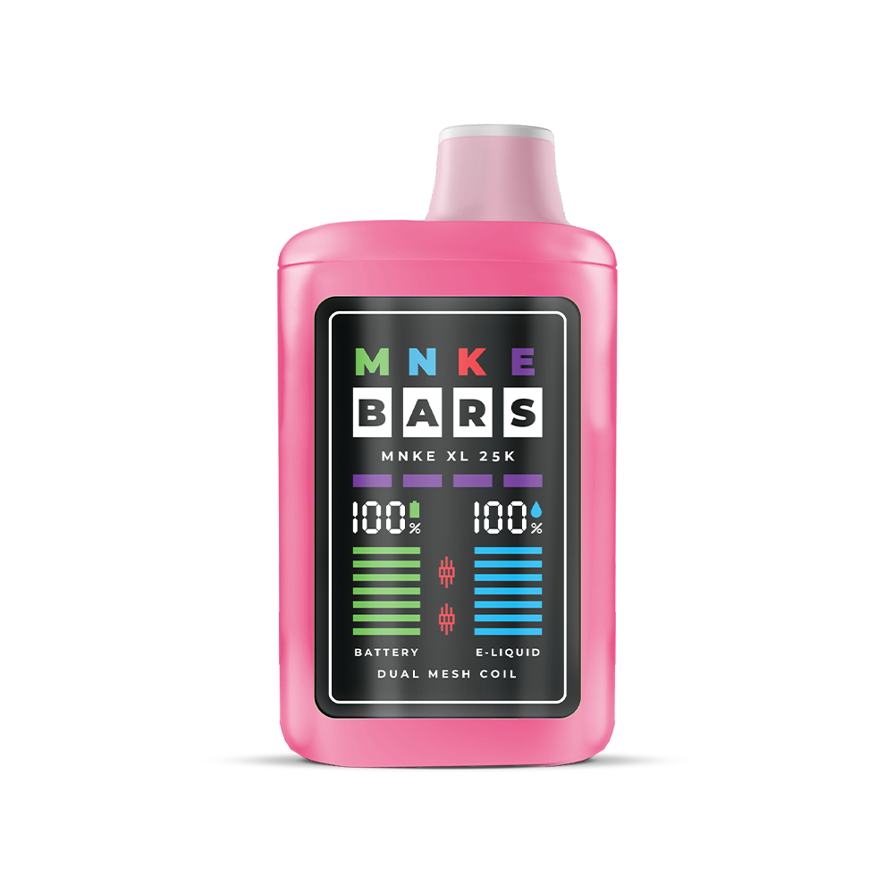 MNKE Bars XL ZERO Disposable | 25000 Puffs | 18mL | 0mg | melon heads