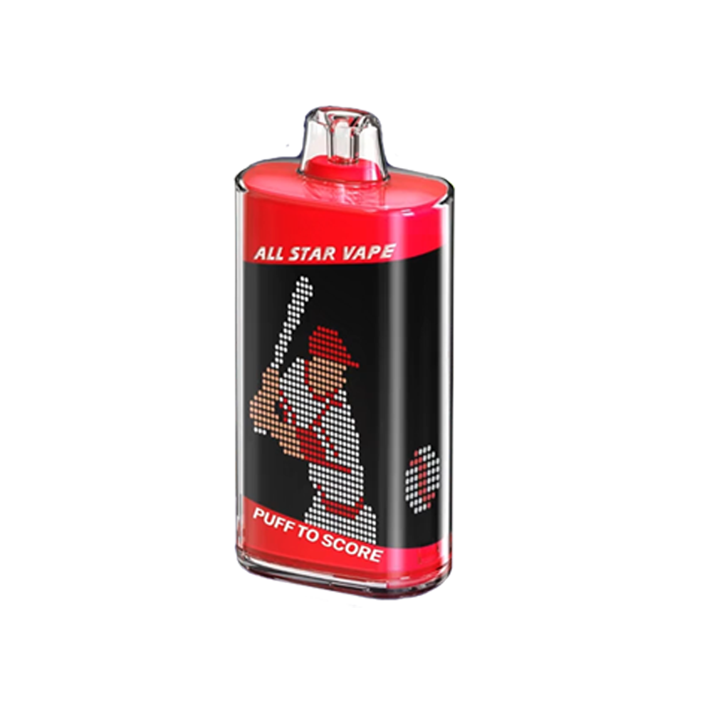 All Star Vape Disposable 30000 Puffs 19mL 50mg strawberry watermelon