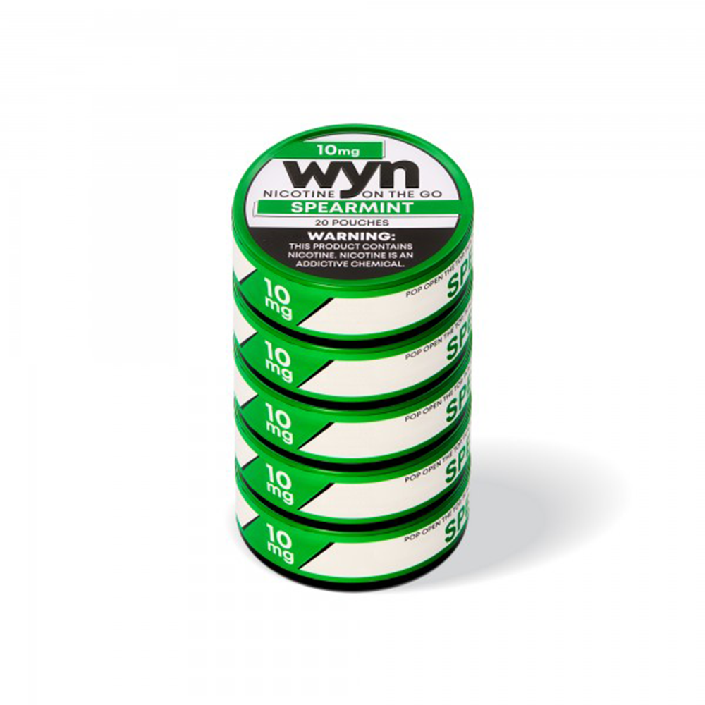 WYN Nicotine Pouches (20ct Can)(5-Can Pack) spearmint