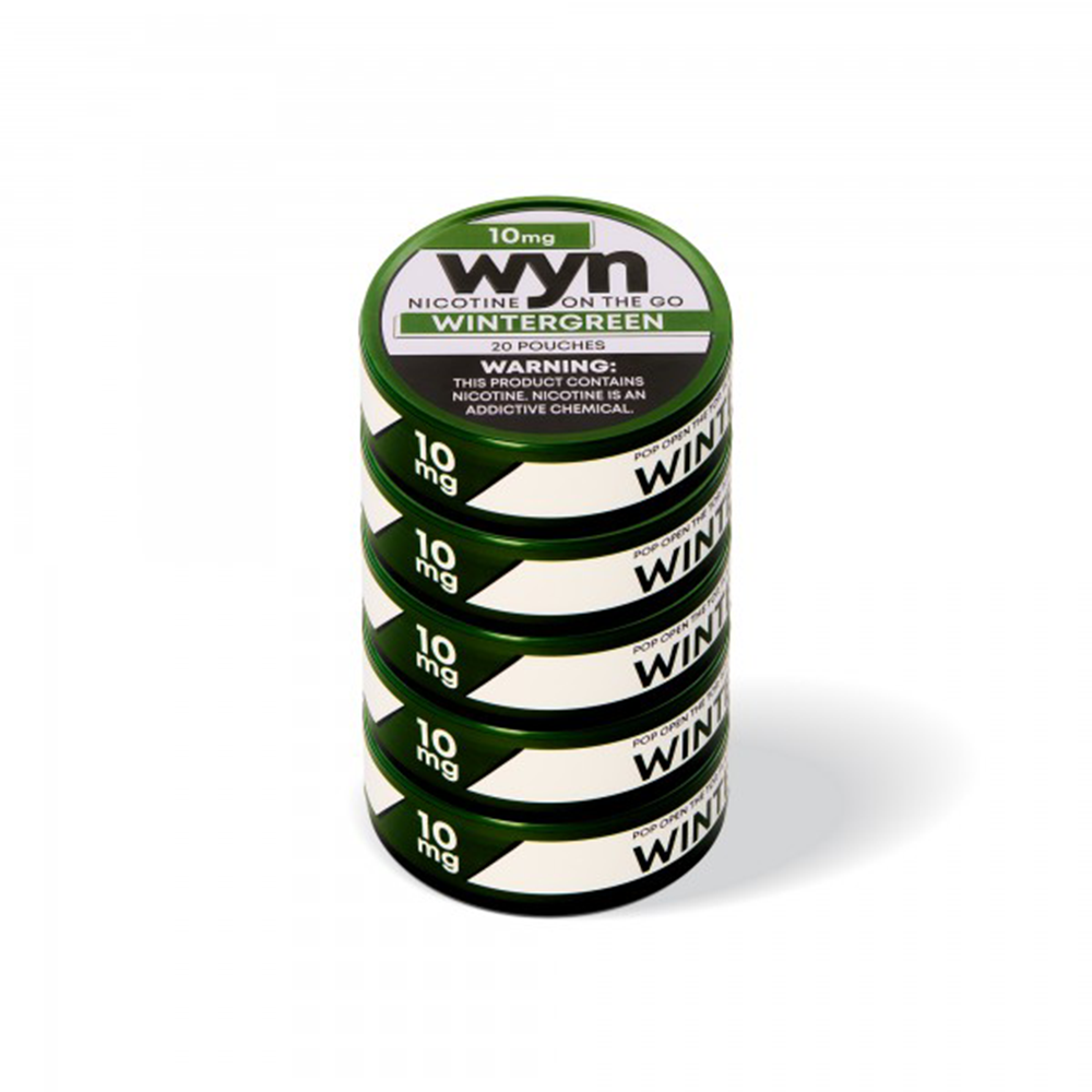 WYN Nicotine Pouches (20ct Can)(5-Can Pack) wintergreen