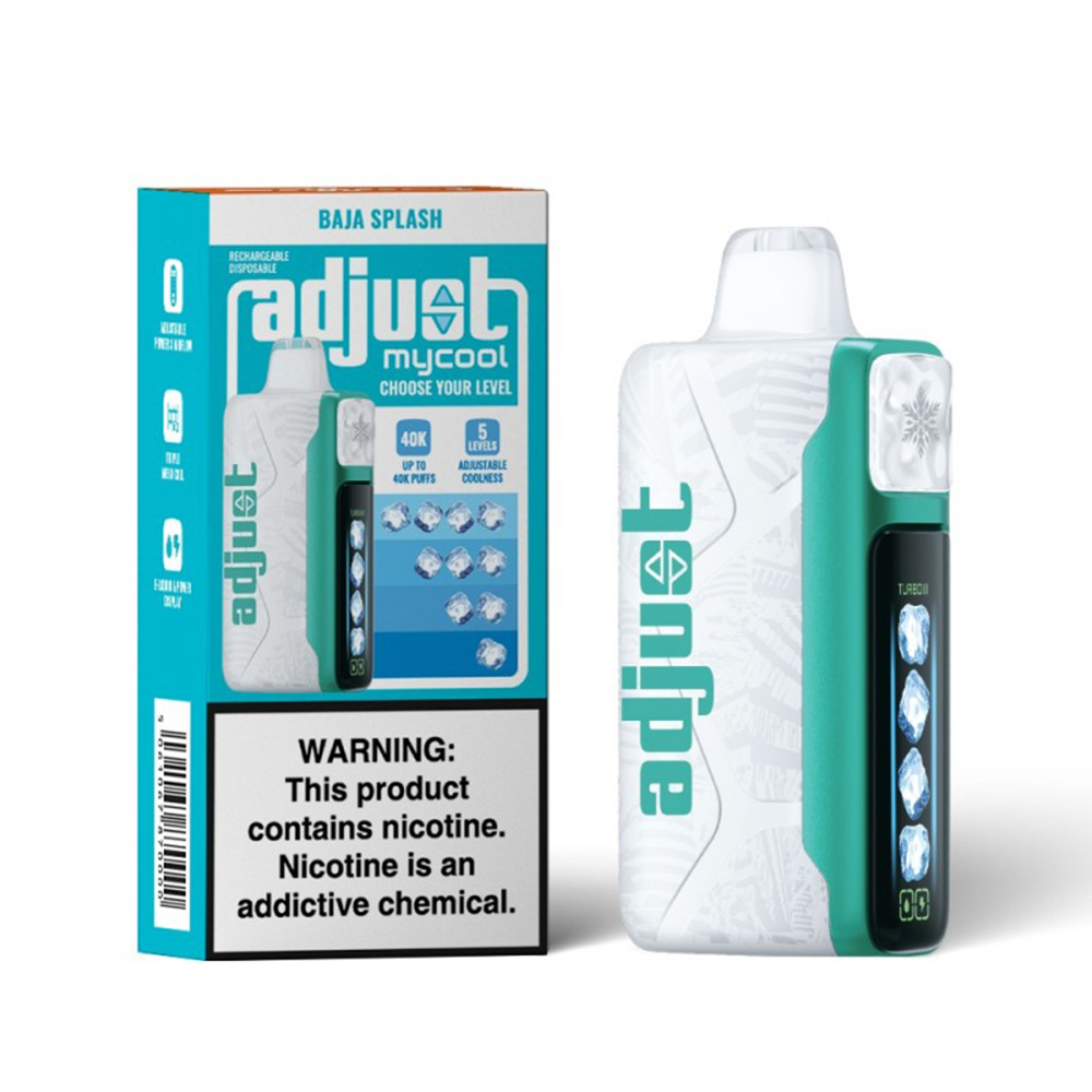 Adjust MyCool Disposable | 40000 Puff | 20mL | 50mg | baja splash with packaging