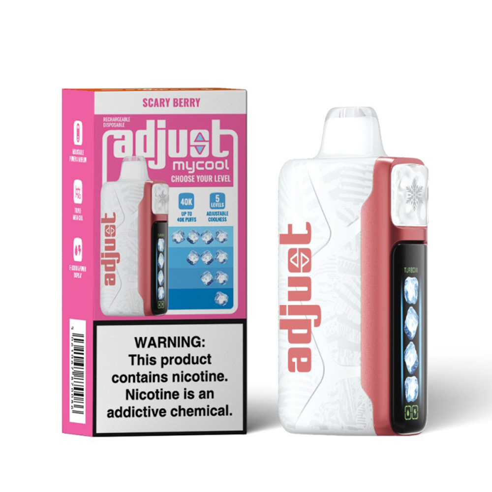 Adjust MyCool Disposable | 40000 Puff | 20mL | 50mg | scary berry with packafing