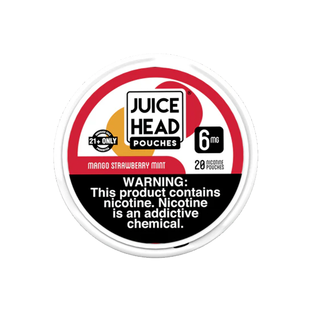 Juice Head ZTN Nicotine Pouch (20ct Can)(5-Can Pack) - mango strawberry mint 6mg