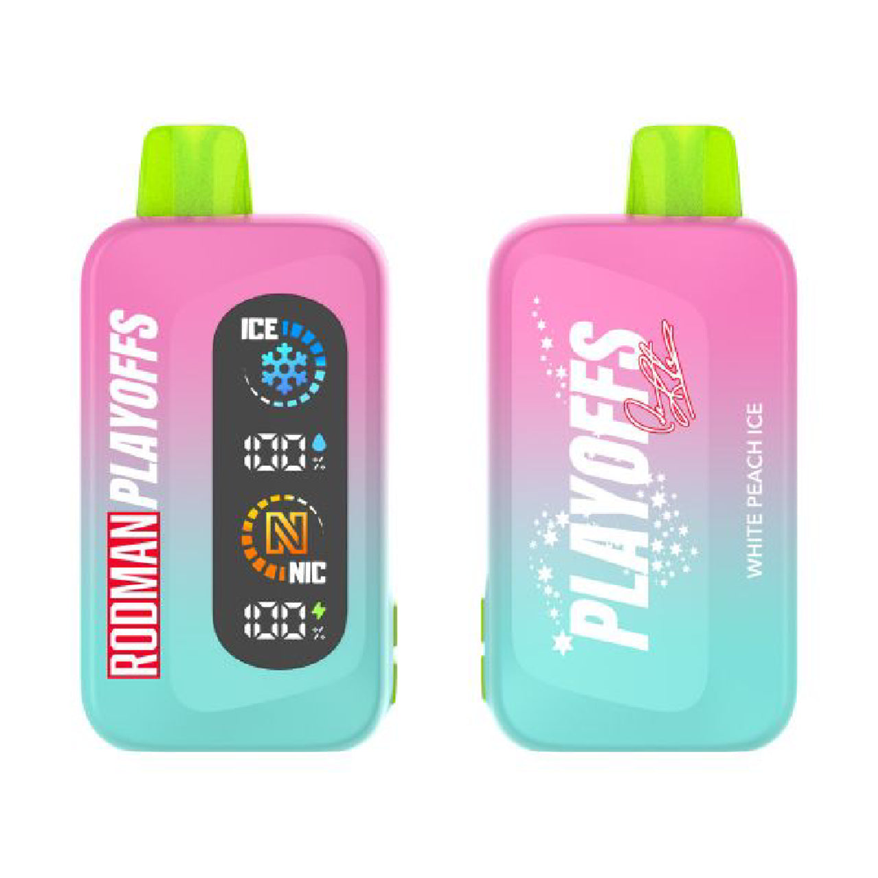 Rodman Playoffs Disposable | 50000 Puffs | 20mL | 50mg | white peach ice