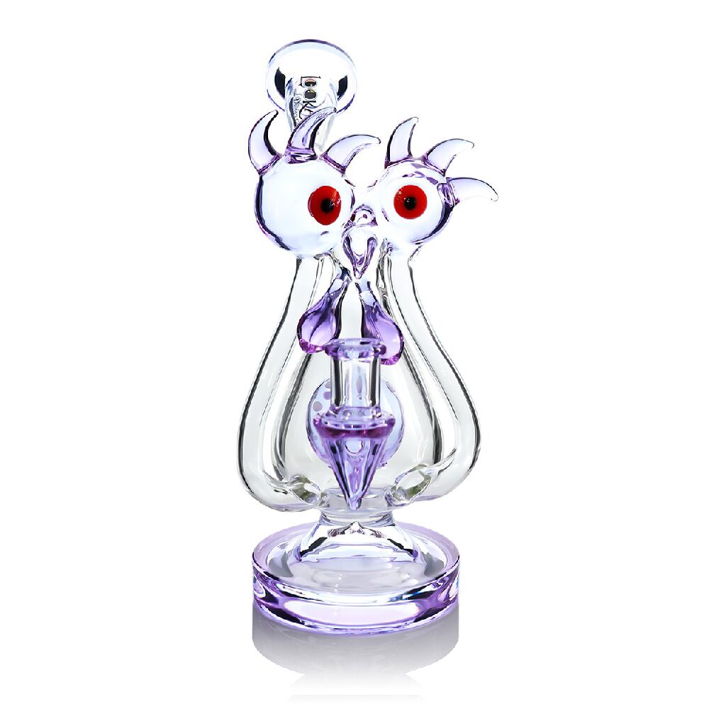 Lookah (Dab Rig) 9″ Cool Recycler Beast Water Pipe (WPC2024) - purple