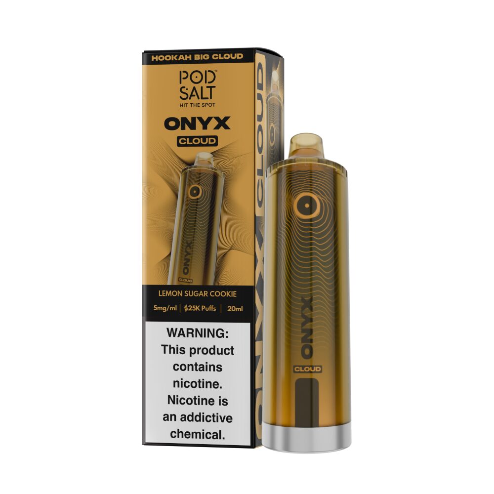 Onyx Cloud (Dispo) | (25000Puff) |(20mL) | lemon sugar with packaging