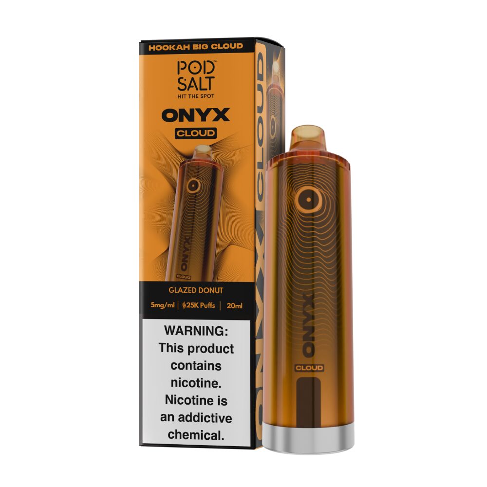 Onyx Cloud (Dispo) | (25000Puff) |(20mL) | glazed donut with packaging