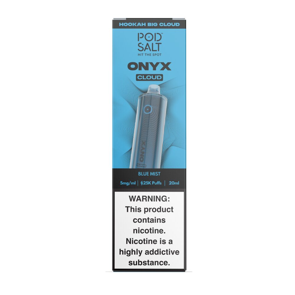 Onyx Cloud (Dispo) | (25000Puff) |(20mL) | blue mist shisha